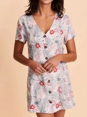 HURLEY women's floral dress small